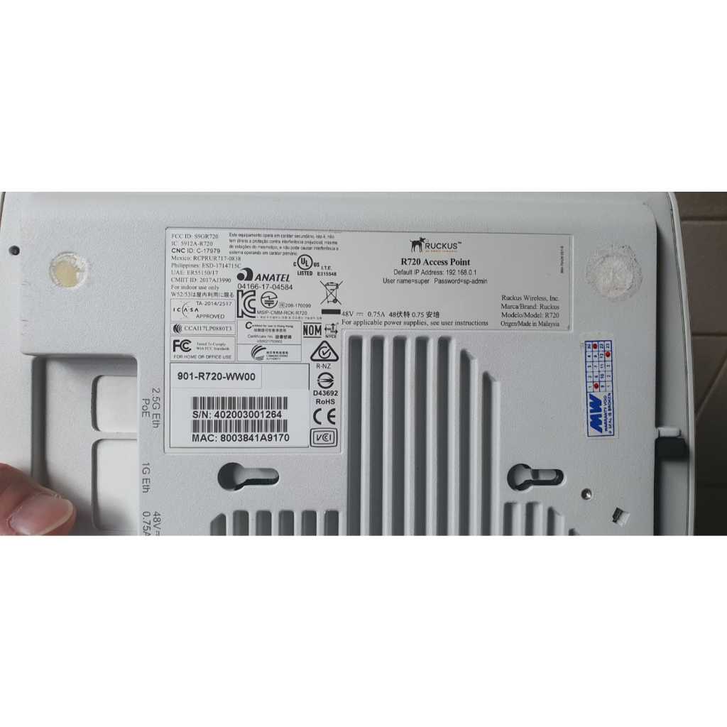 Access Point Ruckus R720 & R320