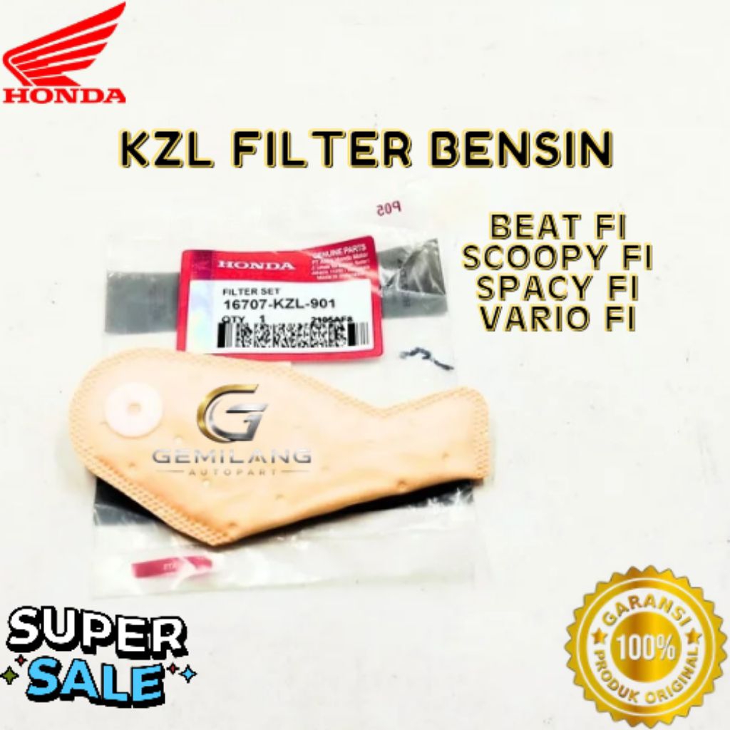 FILTER BENSIN KODE KZL, FILTER BENSIN BEAT FI, FILTER BENSIN SCOOPY FI, FILTER BENSIN SPACY FI, FILT