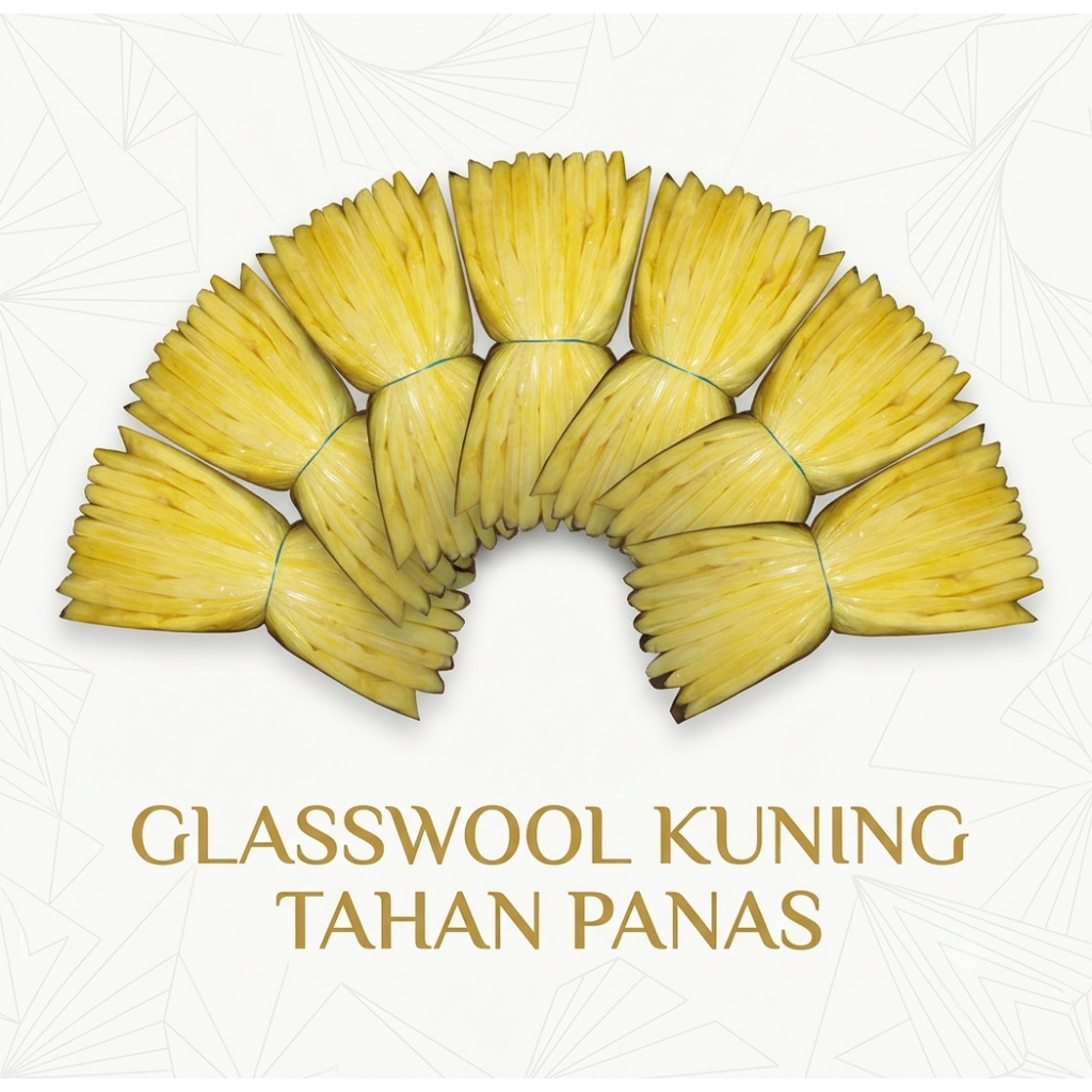 Glasswool kuning gesbul gasbul gasswol glasswool knalpot