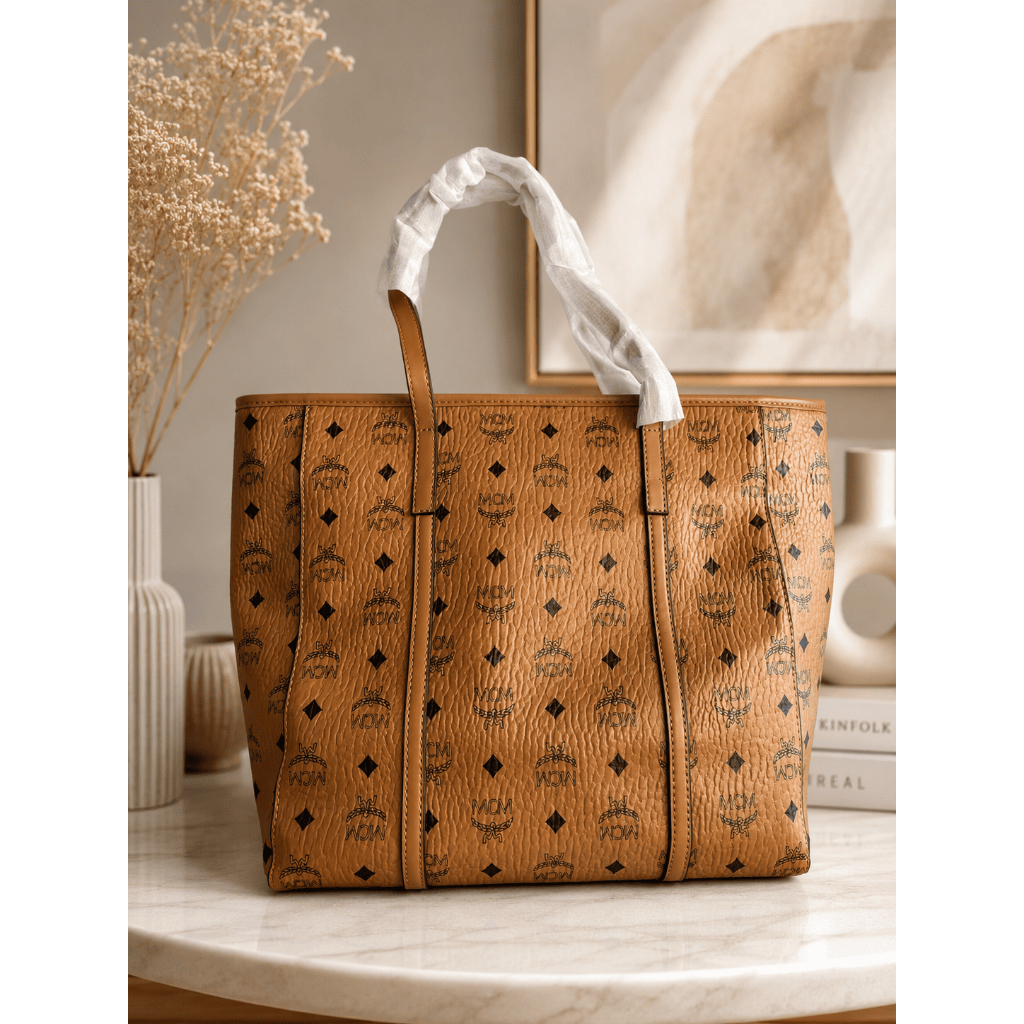 MCM Medium Toni Visetos Tote Bag