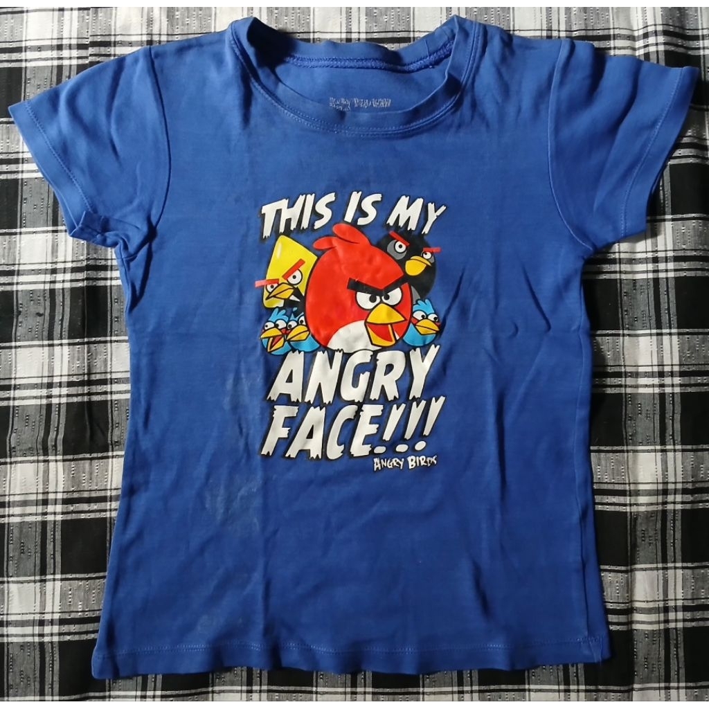 PRELOVED Kaos Anak Laki-laki Angry Birds