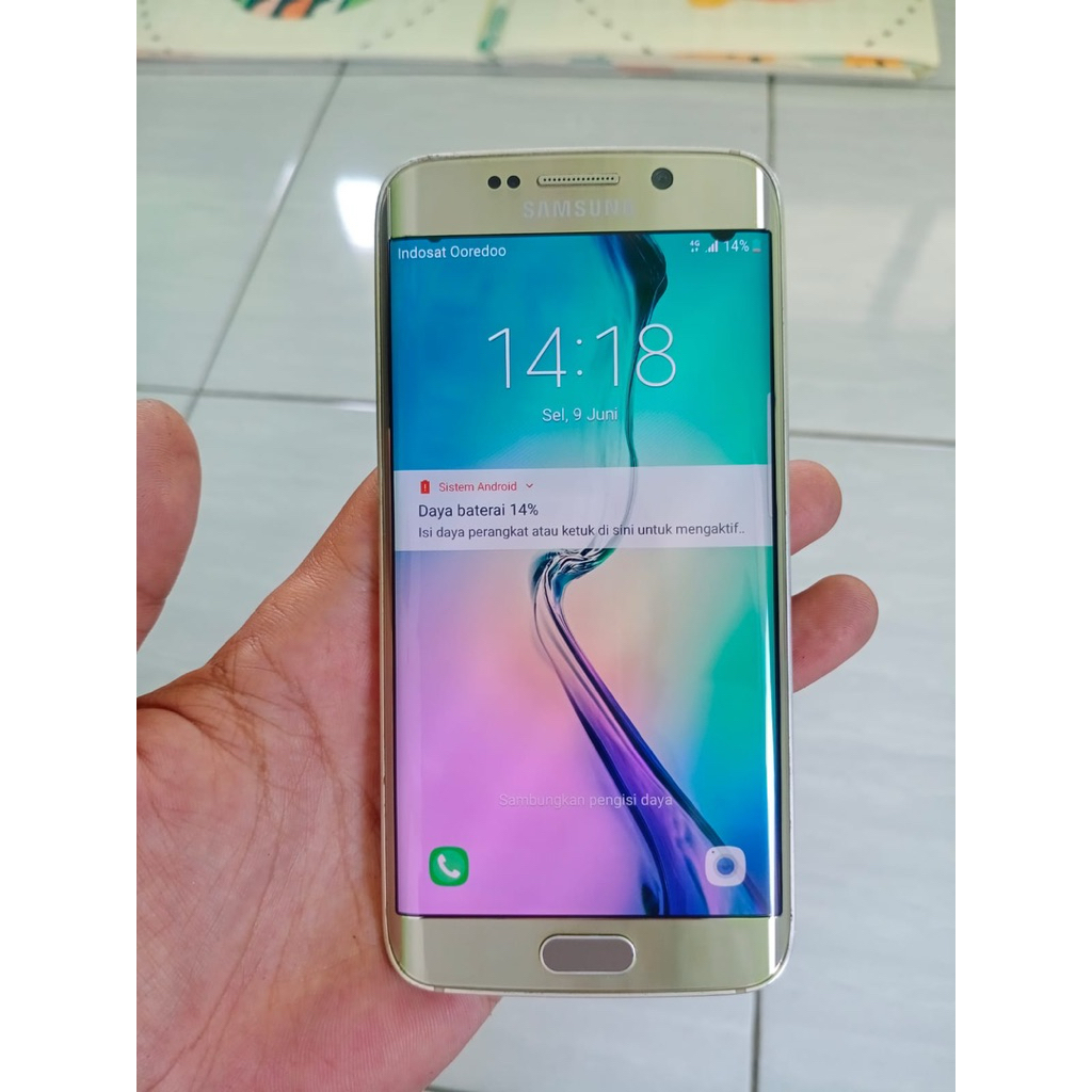 samsung S6 edge , minus tompel 2 bagian atas