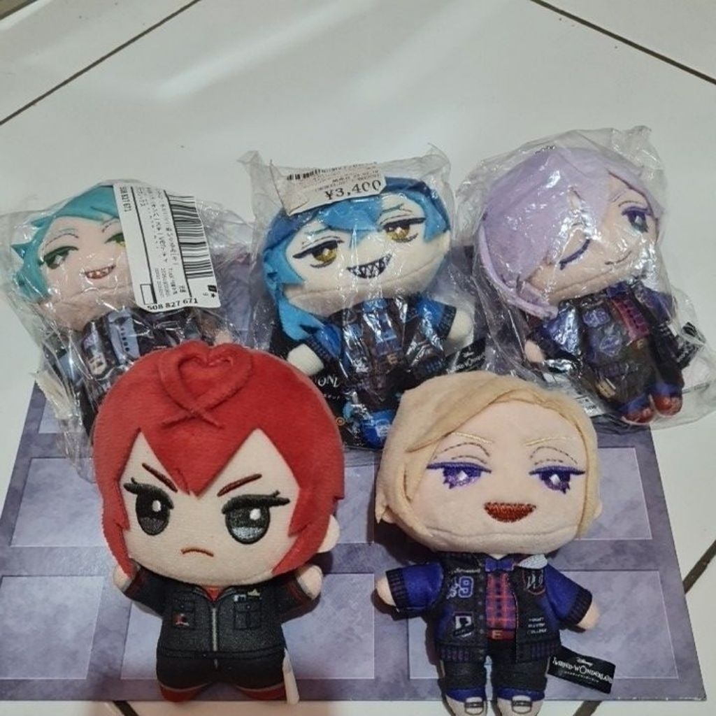 riddle vil epel idia flyoid twisted wonderland chibigurumi official plush boneka keychain
