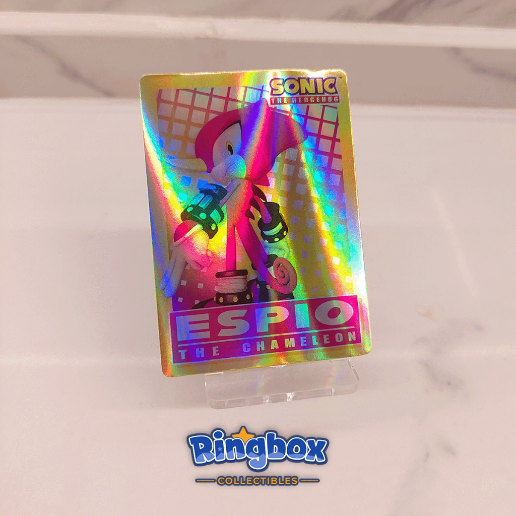 [OFFICIAL] Rare Sonic the Hedgehog Holographic Collector Card - Espio the Chameleon