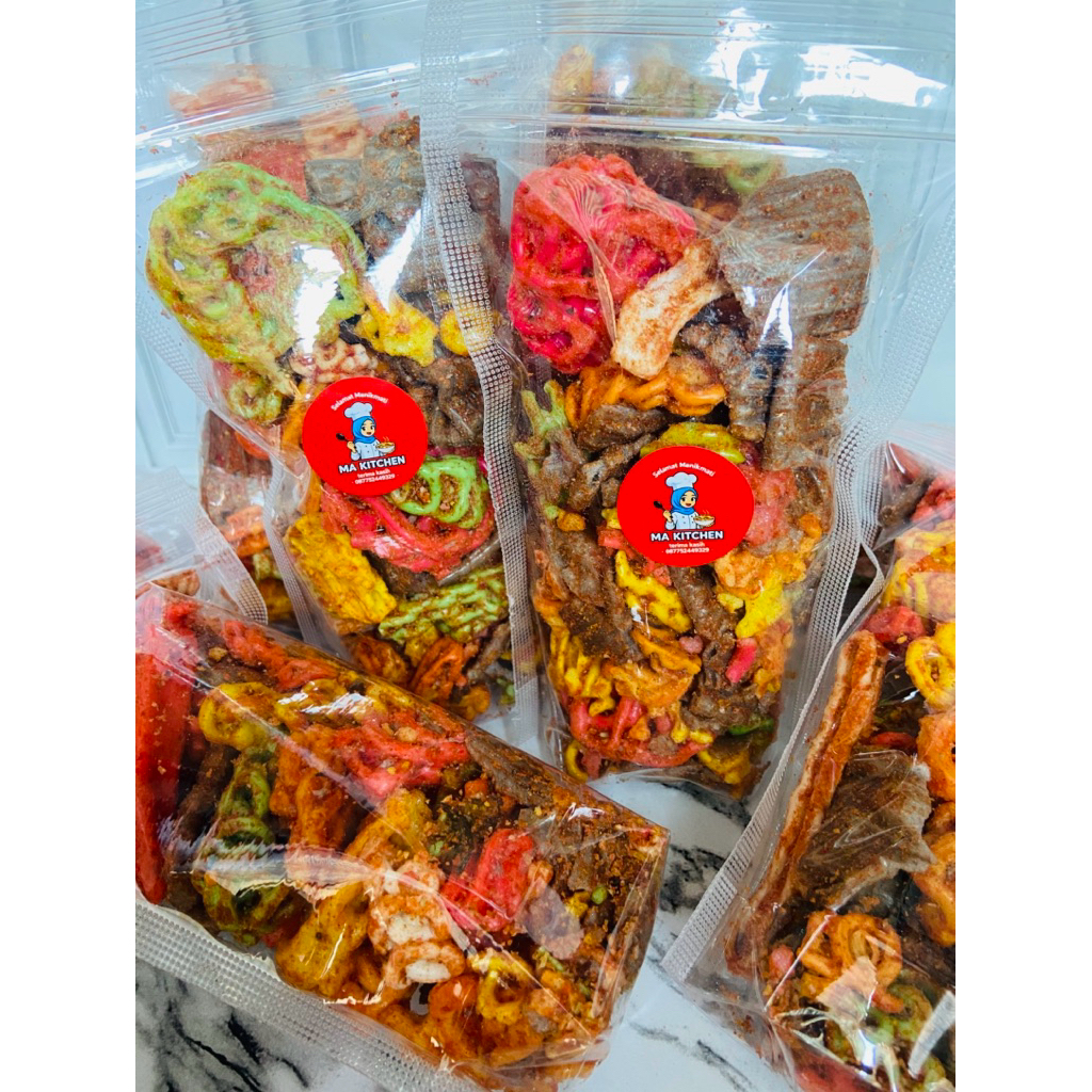 Kerupuk Seblak Mix / Kerupuk seblak / Kerupuk seblak campur / KERUPUK SEBLAK