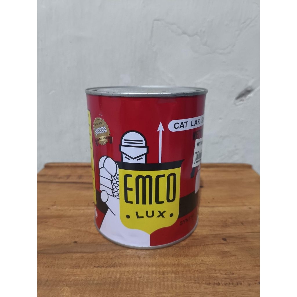 CAT EMCO LUX 1KG HITAM PUTIH HITAM DOFF PUTIH DOFF 100% ORIGINAL