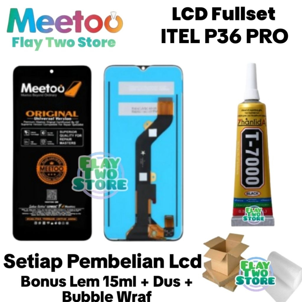 Lcd +Touchscreen Itel P36 Pro LCD Meetoo Fullset ITEL P36 PRO