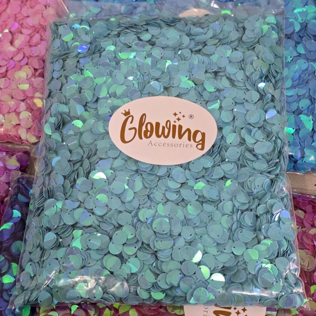 Ramboci payet sequin bentuk DOLAR LIPAT dollar tekuk per 10 gram