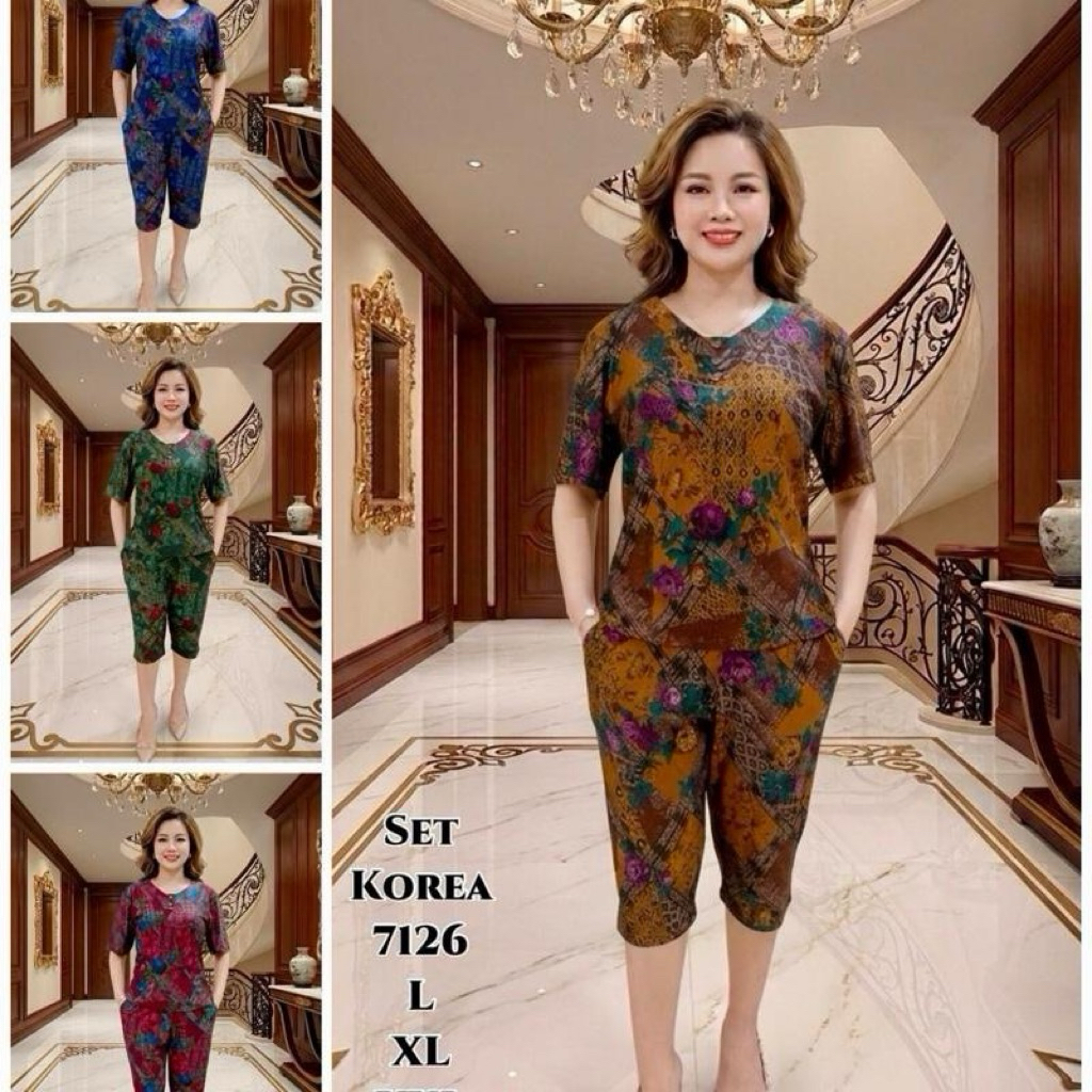 Set Xing Lung Motif Floral
