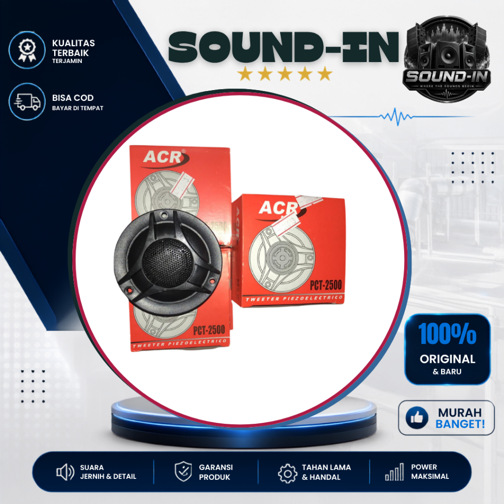 Tweeter ACR PCT 2500 Tweeter speaker aktif ACR PCT2500