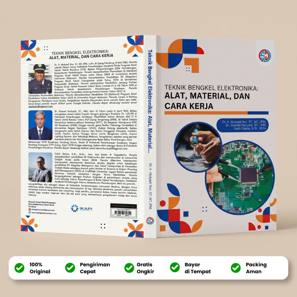 SGN Buku Teknik Bengkel Elektronika Lengkap | Panduan Praktik, Perakitan, Servis & Alat Ukur Elektro