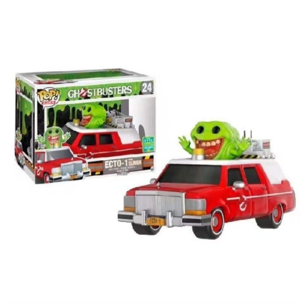 Funko Ghostbusters - Ecto-1 Auto & Slimer - Pop Vynil - 9925