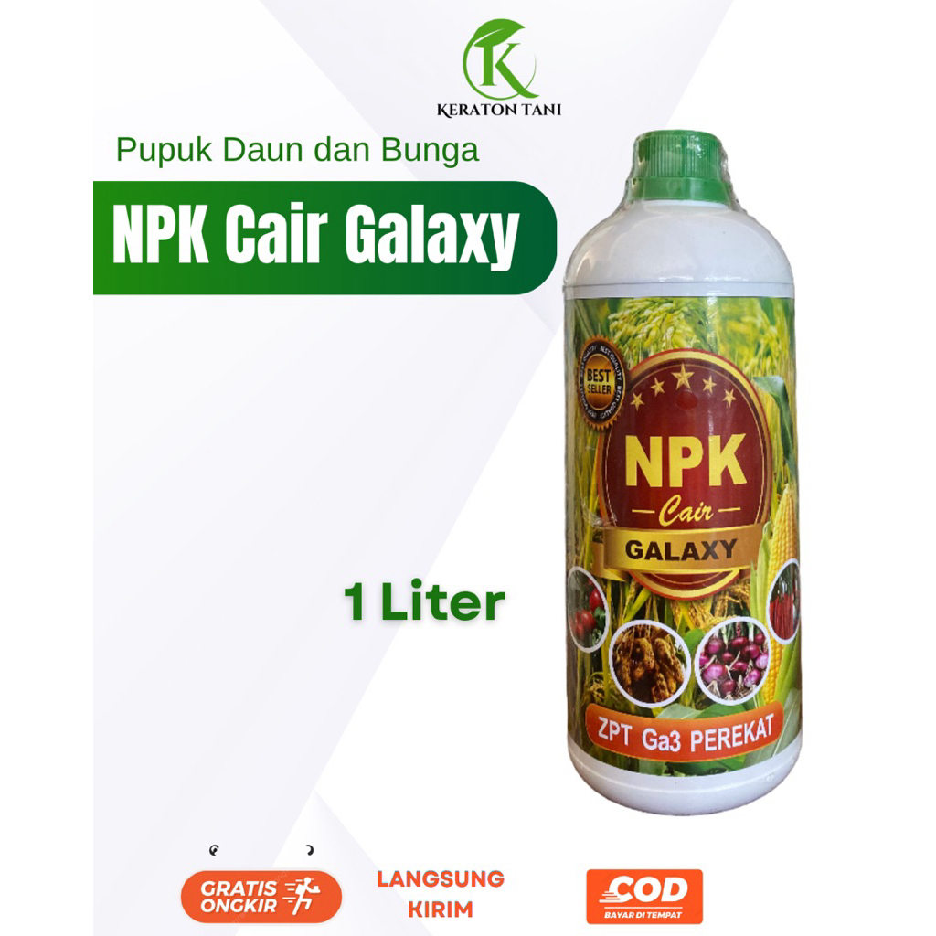 NPK Cair Galaxy 1L plus ZPT dan perekat