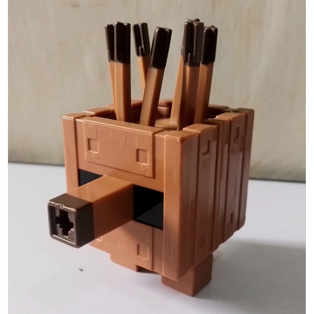 MINECRAFT LEGENDS WOOD GOLEM FIGURE MATTEL ORIGINAL