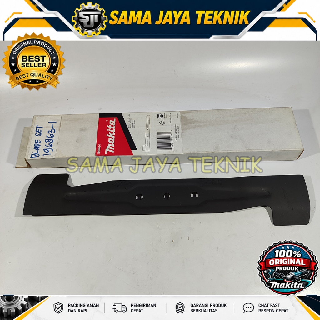 BLADE SET 380/PISAU POTONG RUMPUT UNTUK MAKITA DLM 380 (196863-1)
