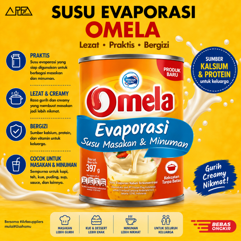 Susu Evaporasi Omela-evaporasi omela