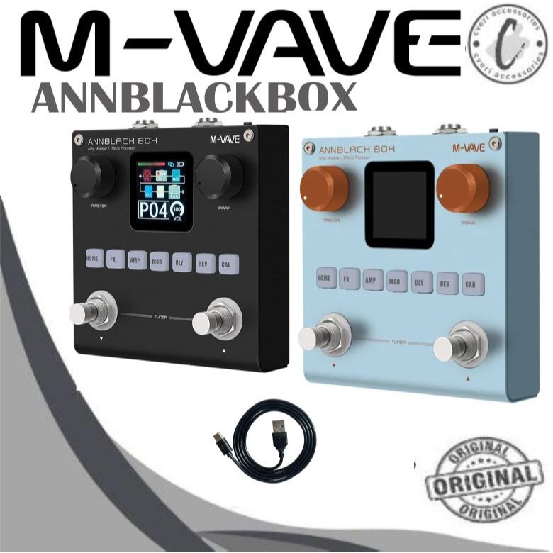 M-Vave BlackBox Black box Amp Modeler Effects Processor Multi Effect Guitar Original M-VAVE AnnBlack