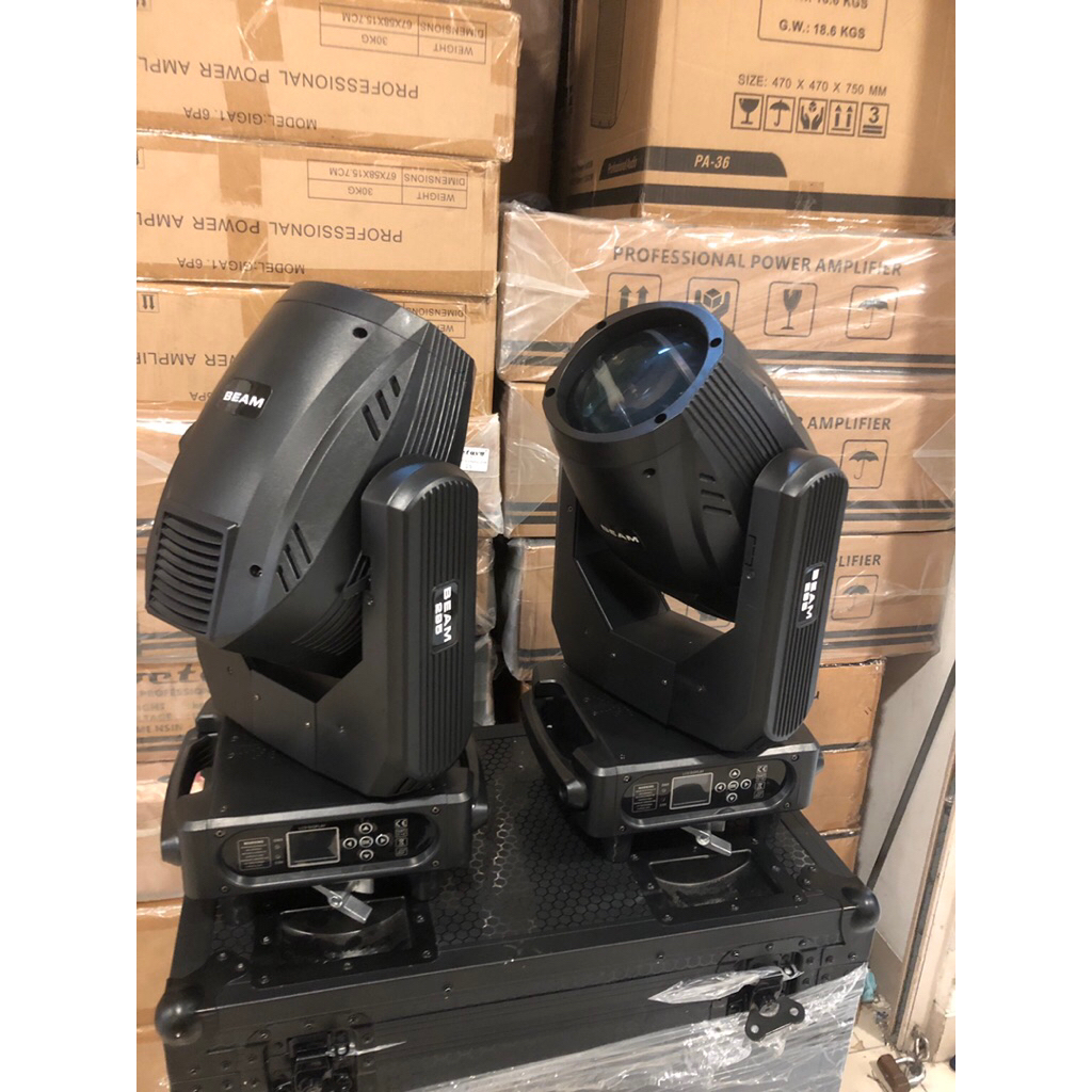 Moving head beam 295watt rgb full collor