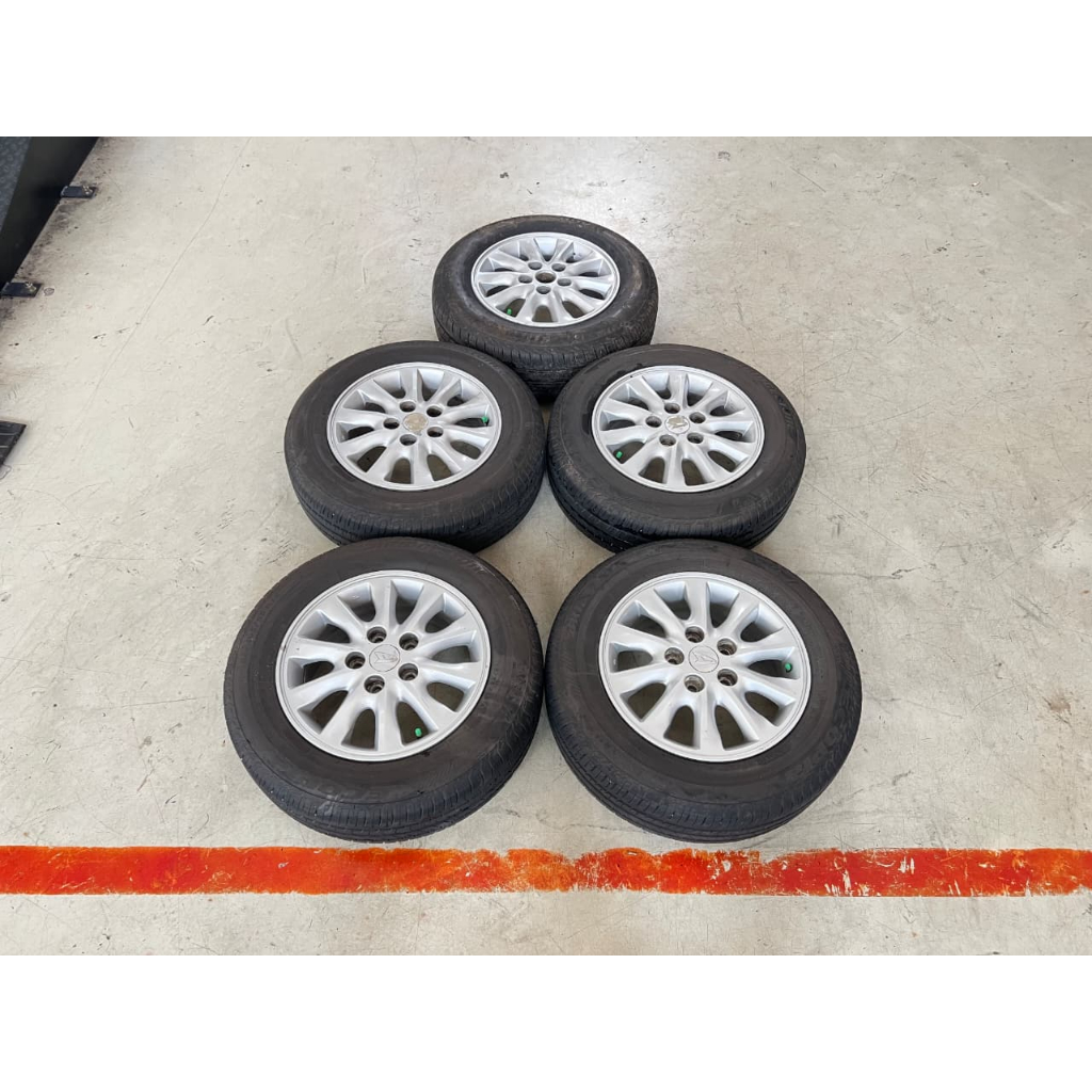 Velg Mobil Bekas Copotan Granmax R15 + Ban Cocok Untuk L300 New Carry Apv Luxio