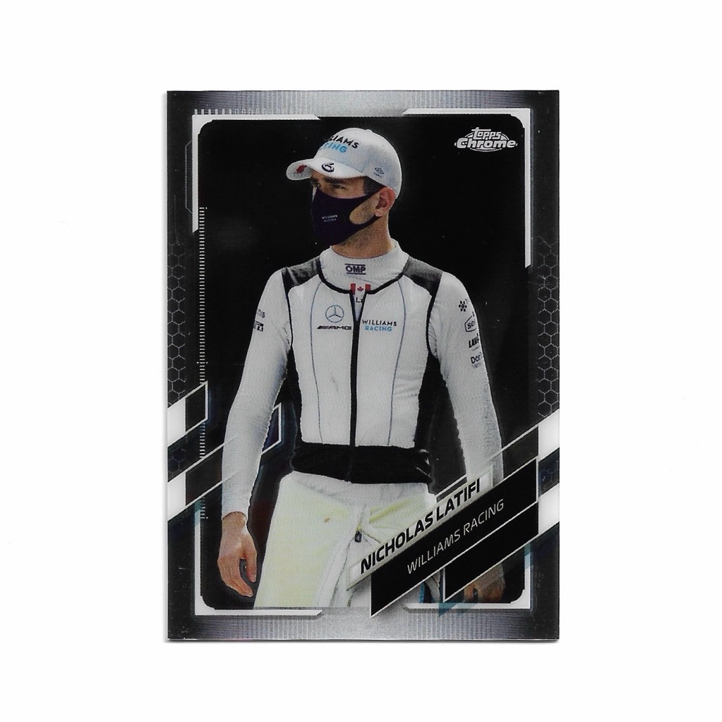 Kartu f1 Topps Chrome (2nd YEAR) - Nicholas Latifi (Williams F1) - (2021 TOPPS F1)