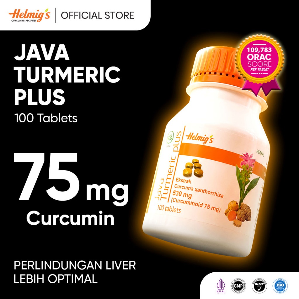 Helmig's Curcumin Java Turmeric Plus Tablet 75 mg