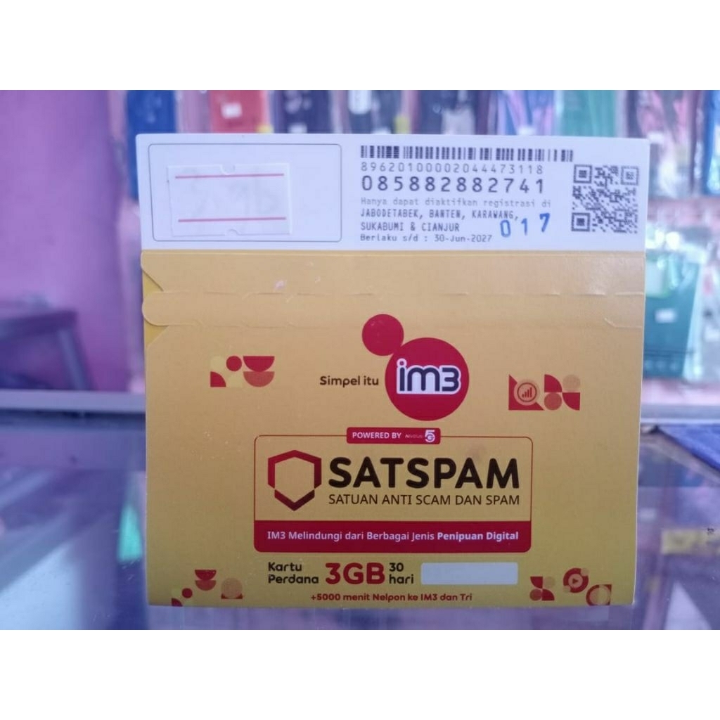 Kartu indosat siap pakai