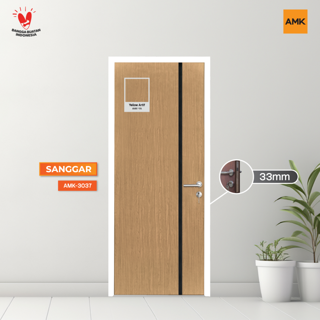 Sanggar 33 Yellow Artificial, Panel garis vertikal
