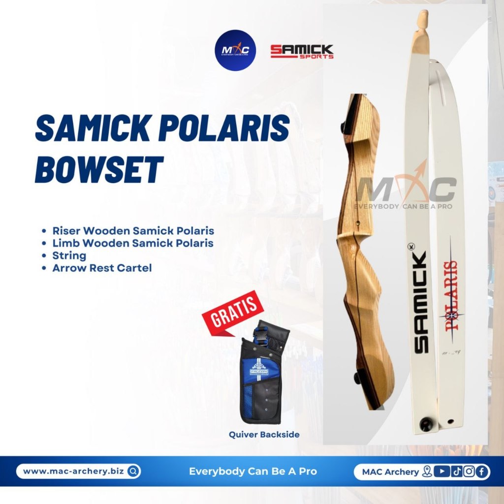 SET / PAKET SAMICK POLARIS PANAHAN BUSUR PANAHAN