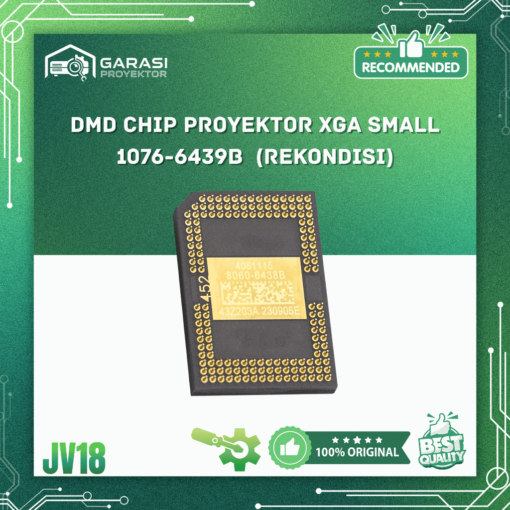 DMD Chip Proyektor XGA Small 1076-6439B REKONDISI | PART PROYEKTOR SPAREPART - DMD untuk Proyektor