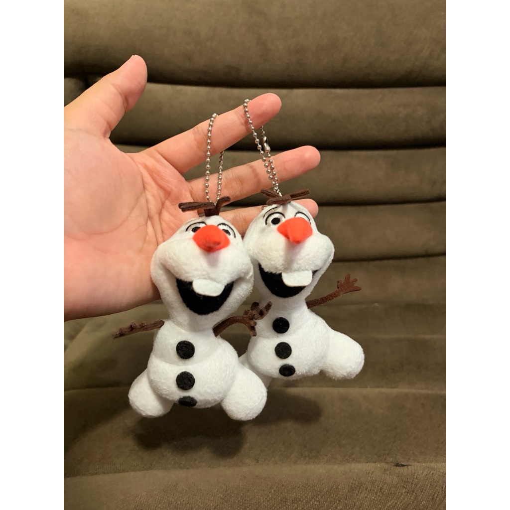 Gantungan kunci/tas boneka salju Olaf frozen liontin original
