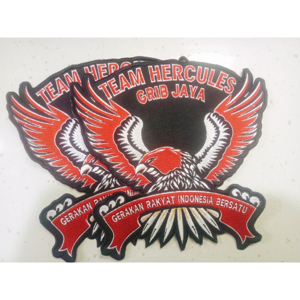 logo custom club bordir