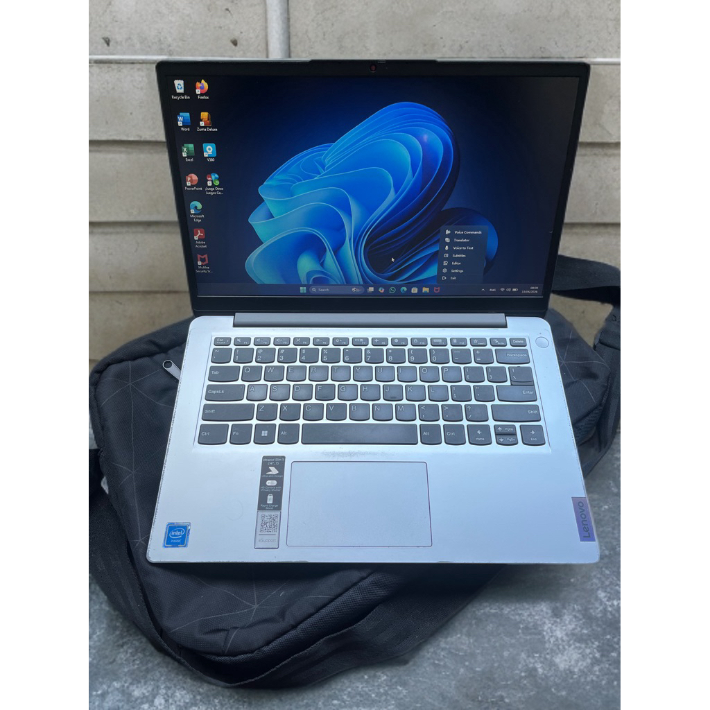Laptop Lenovo N4020 Ram 8gb Ssd 256gb