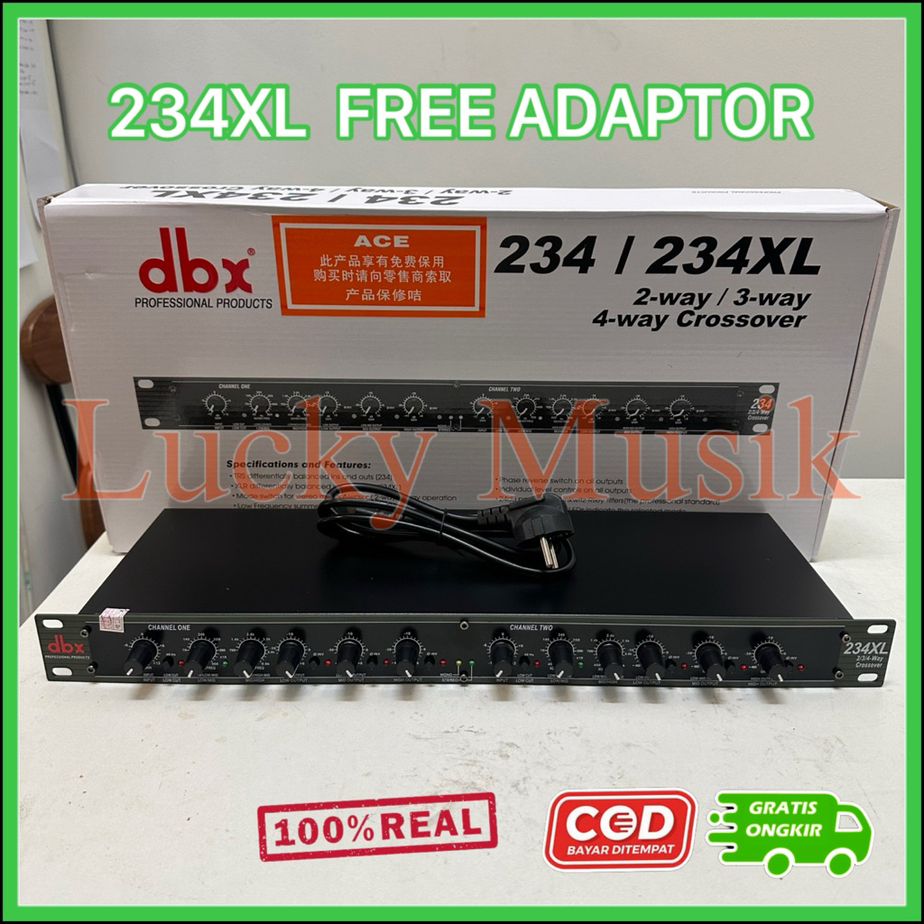 Crossover DBX 234 XL 4 way 3 way 2 way dbx 234 xl stereo dbx 234xl crossover 234 xl subwoofer