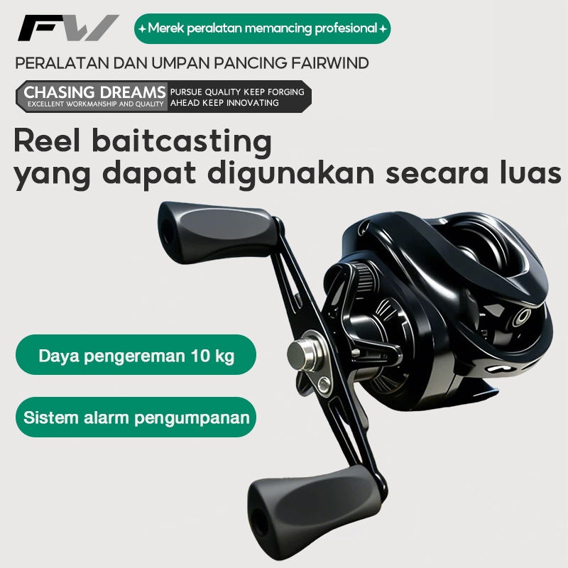 FW Baitcasting Reel Reel Baitcasting Pancing Fishing Reel Reel Pancing Casting Casting Fishing Reel 