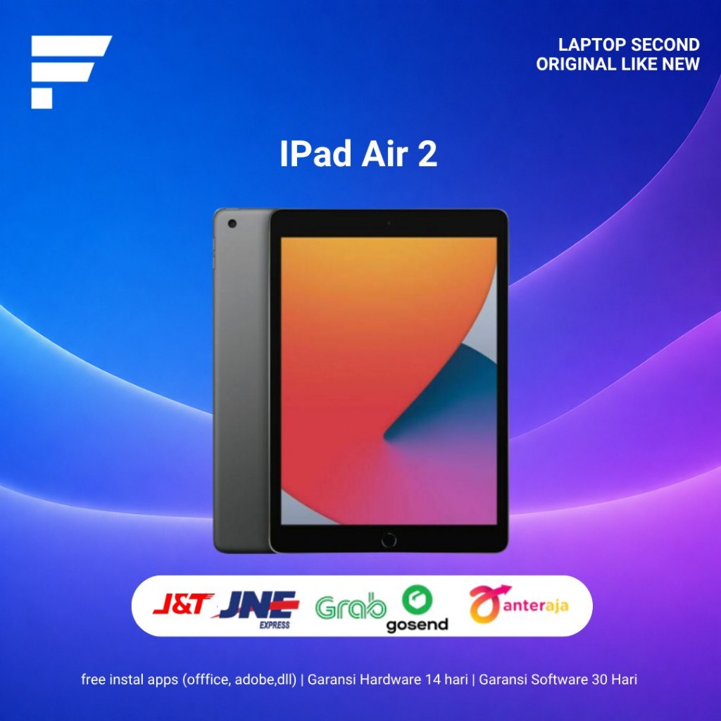 iPad Air 2 Wifi Only 128GB Space Grey Second Berkualitas