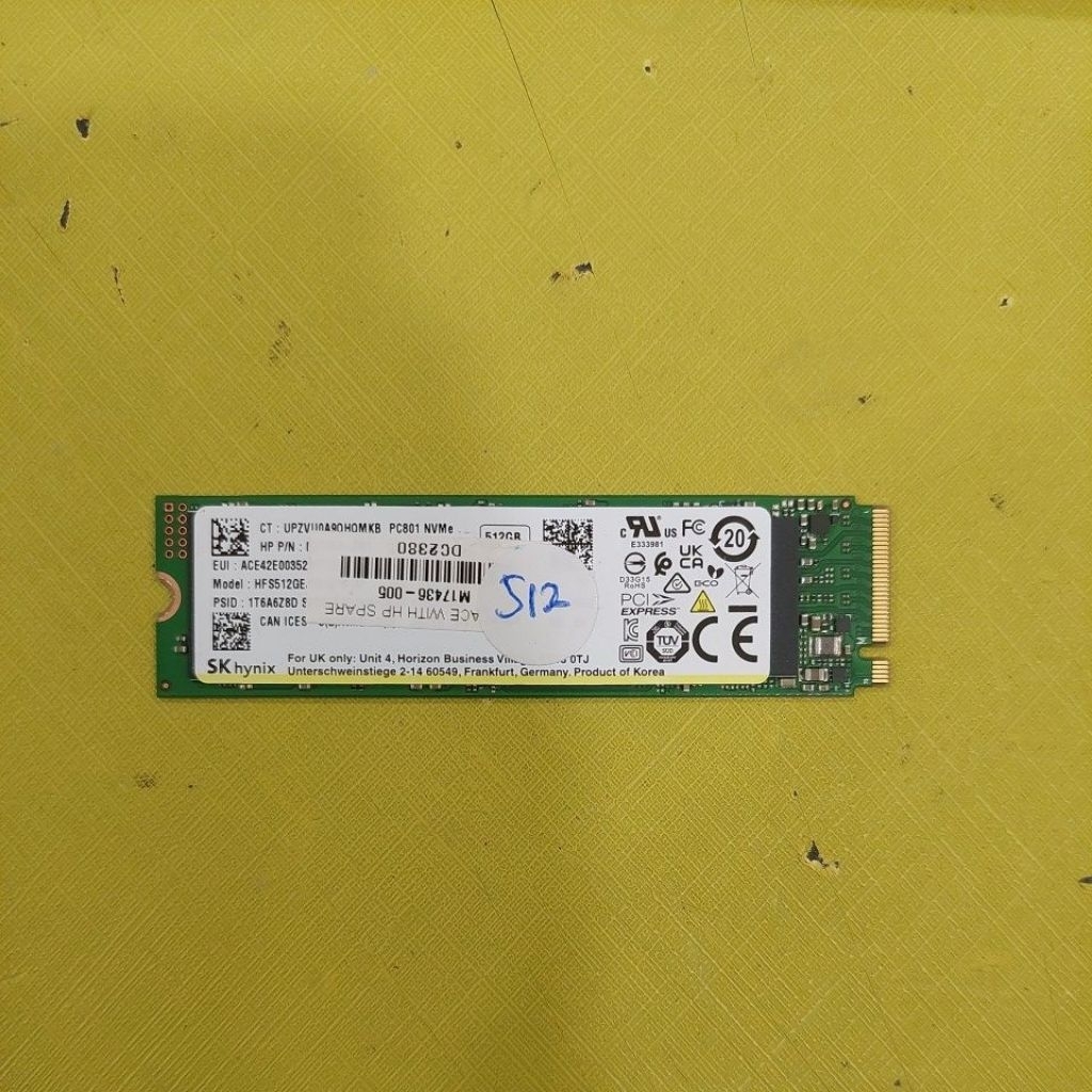 SSD SK HYNIX  NVME 512GB COPOTAN LAPTOP