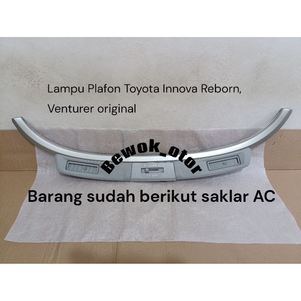 panel kontrol AC plafon (blower) dan lampu interior untuk Toyota Innova Reborn atau Venturer Origina
