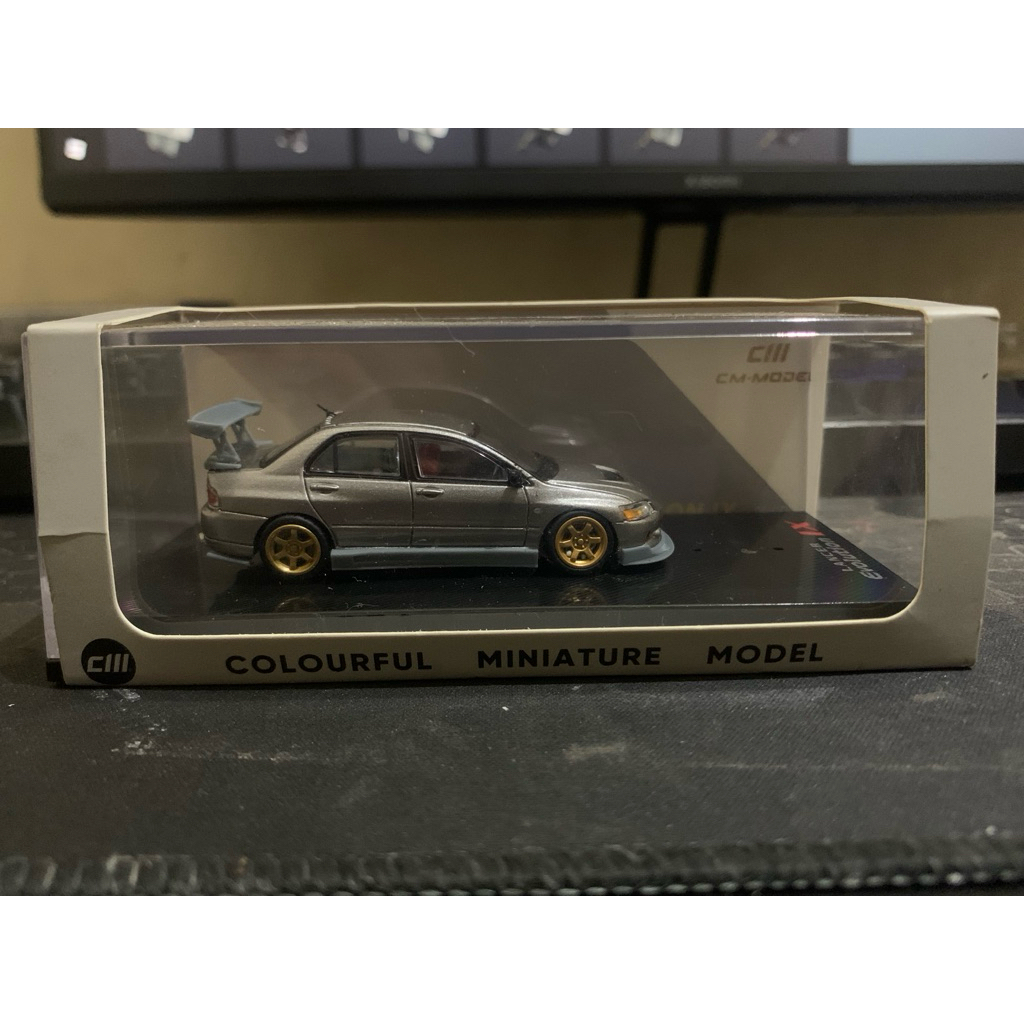CM Model lancer Evo IX grey include Bodykit Defense