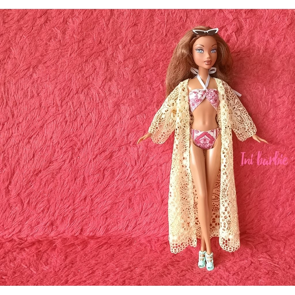 Set Baju Renang Boneka Barbie Handmade