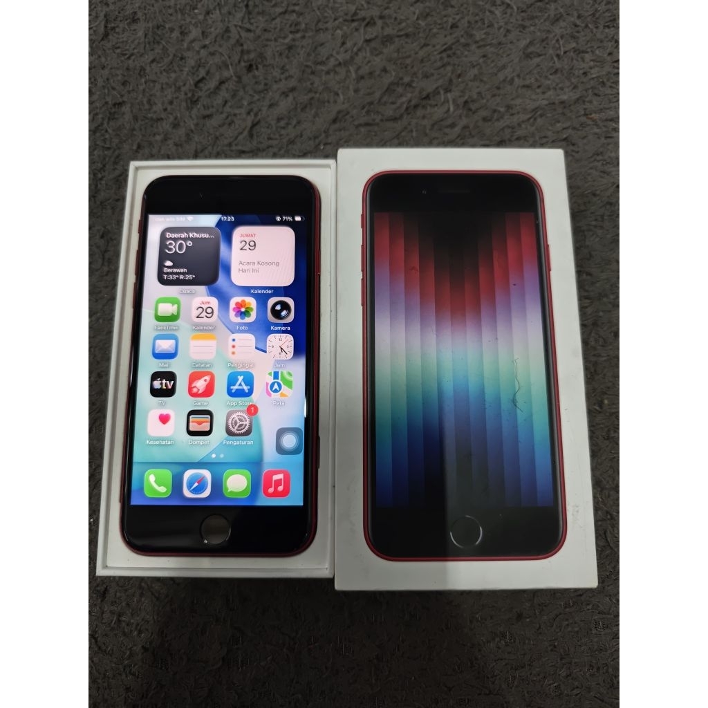 Iphone Se 3 128gb 2022 Second ex garansi ibox istimewa