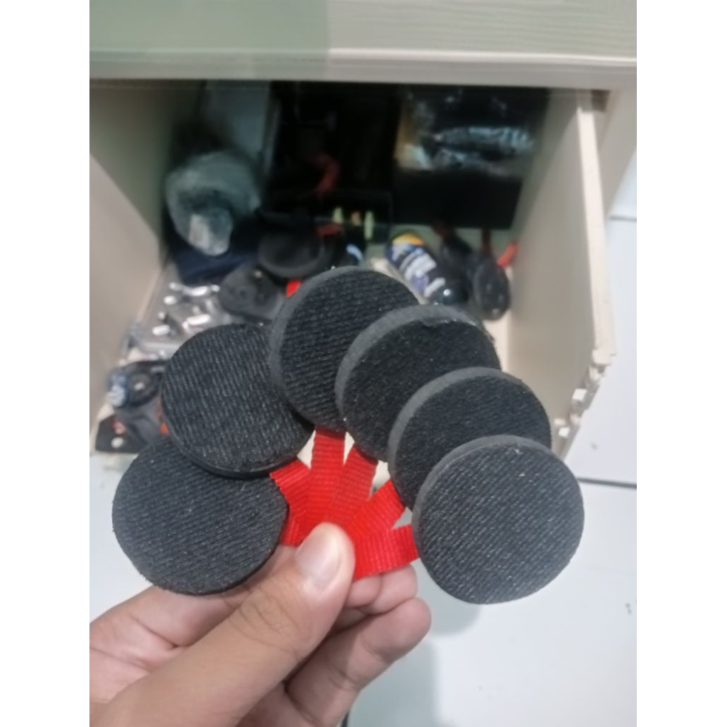 busa/gabus kuping penutup slot intercom helm njs kairoz / njs zx 1 original copotan helm second
