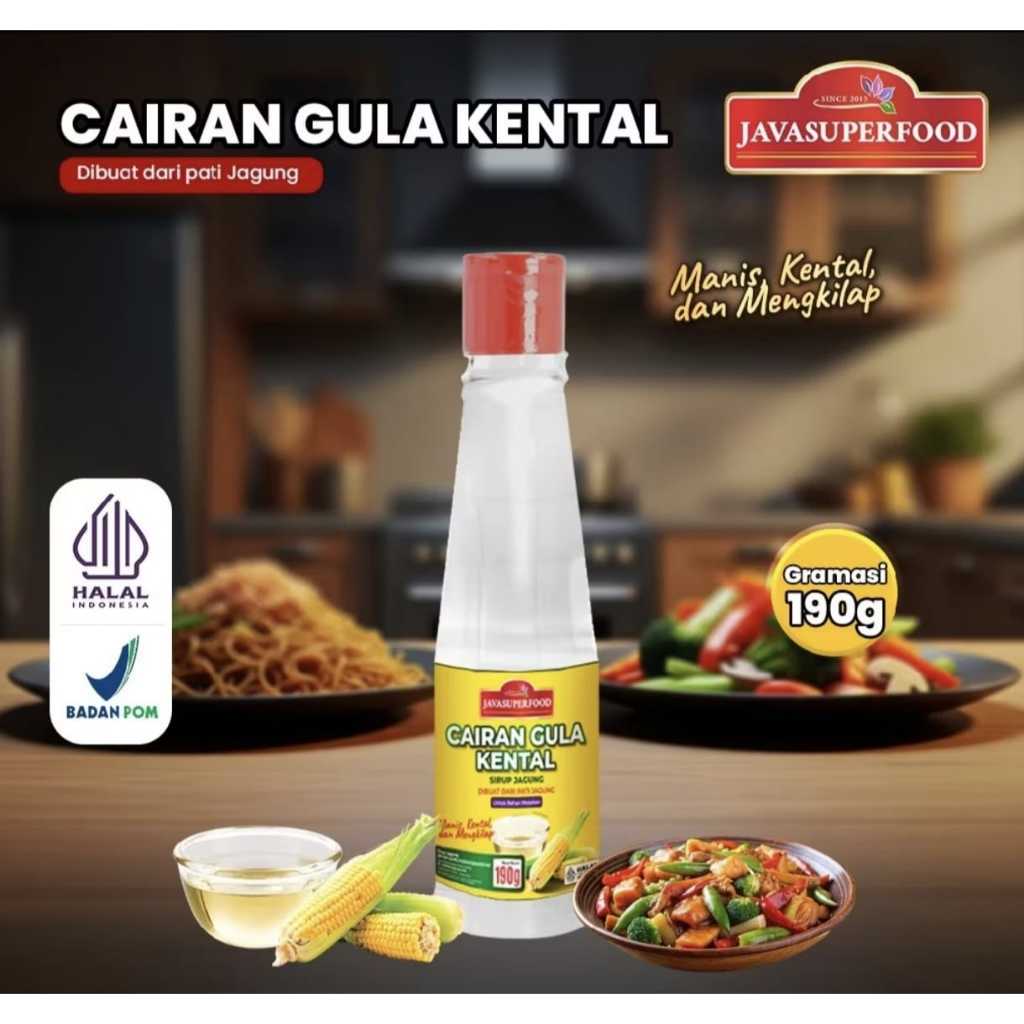 Corn Syrup - Sirup Jagung - Cairan Gula Kental - 190g - Halal