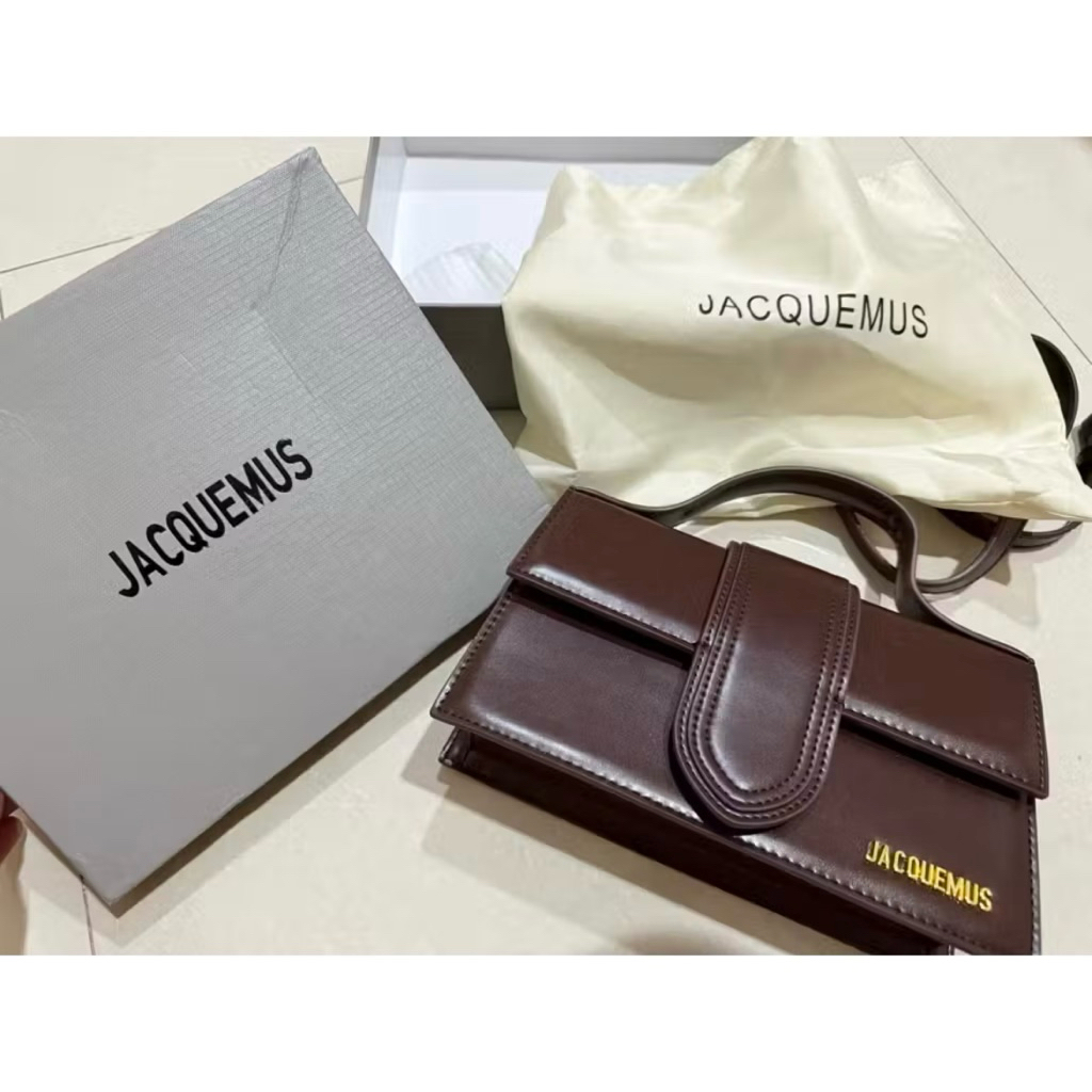 preloved tas jacquemus le bambino brown bisa nego