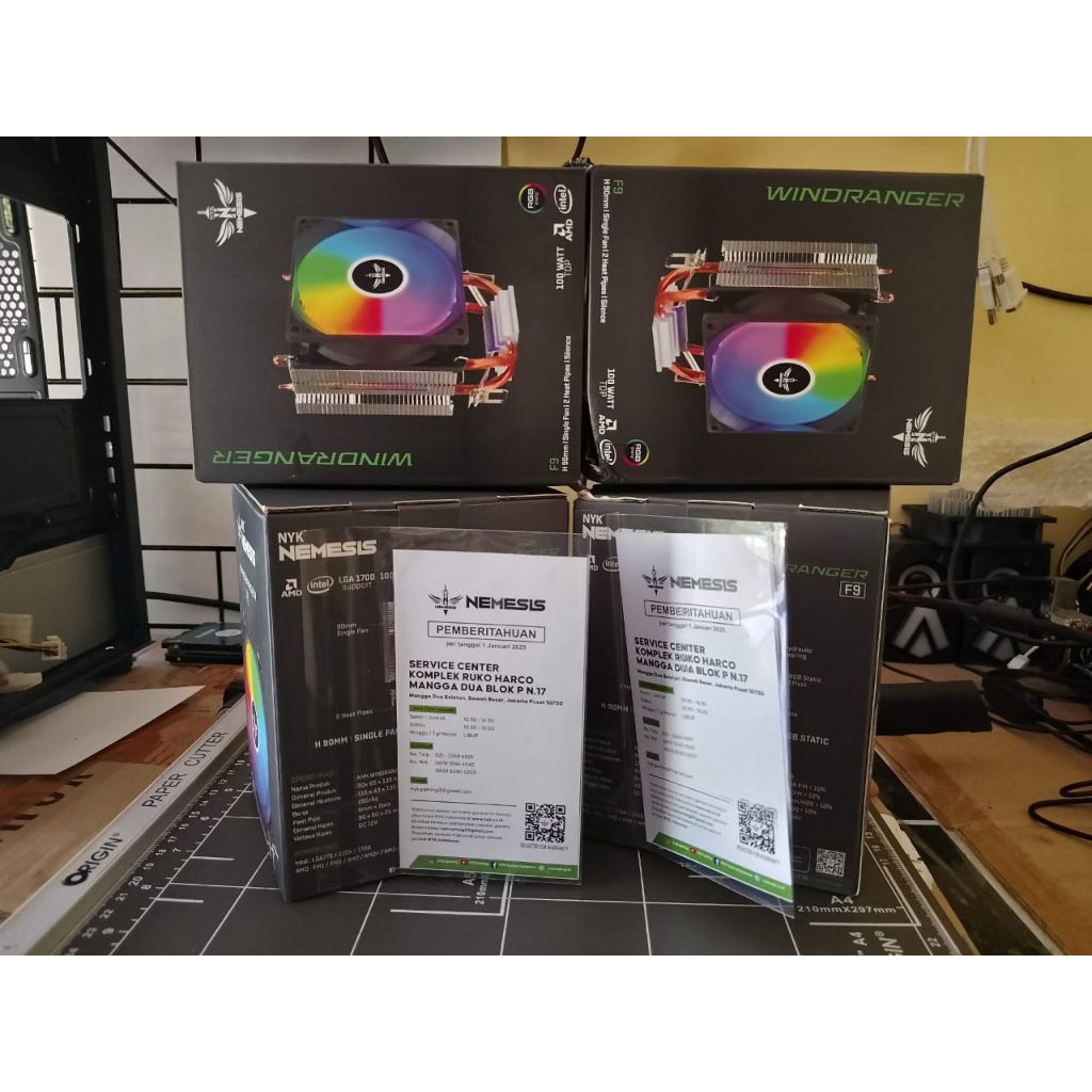 Hsf gaming 2fan RGB NEW