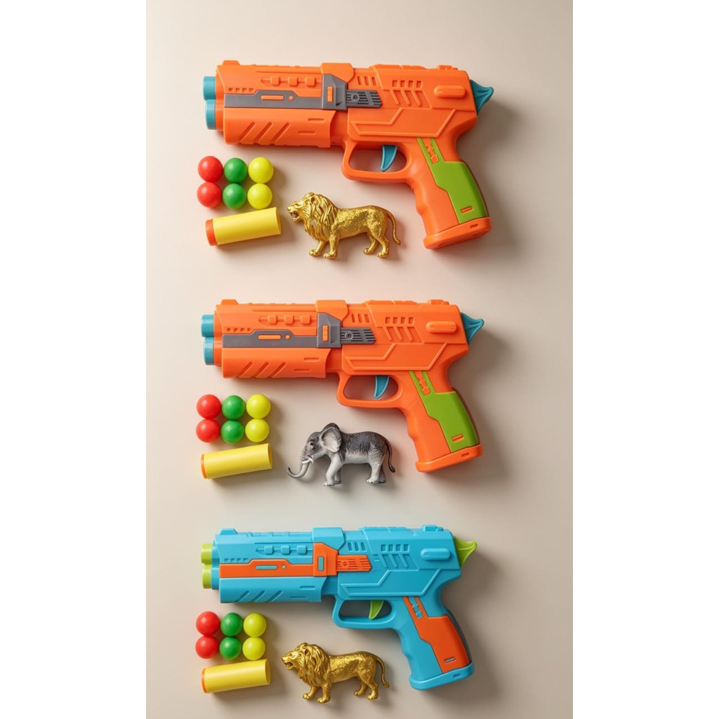SHOOT GUN/ MAINAN PISTOL ANAK PELURU