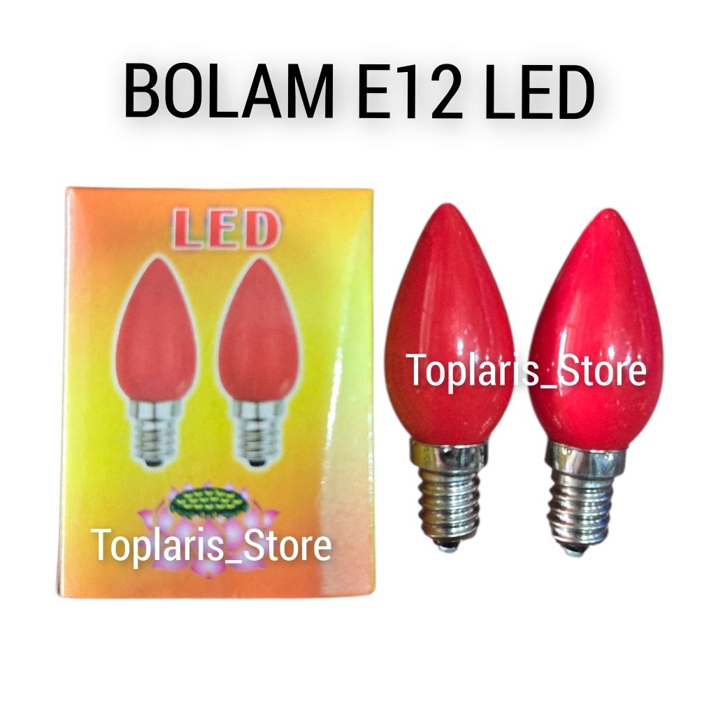 Bohlam Lampu Sembahyang LED E12