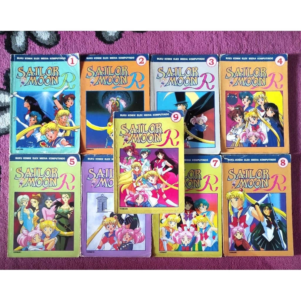 Komik Sailormoon/Sailor moon R 1-9 tamat (Naoko Takeuchi)