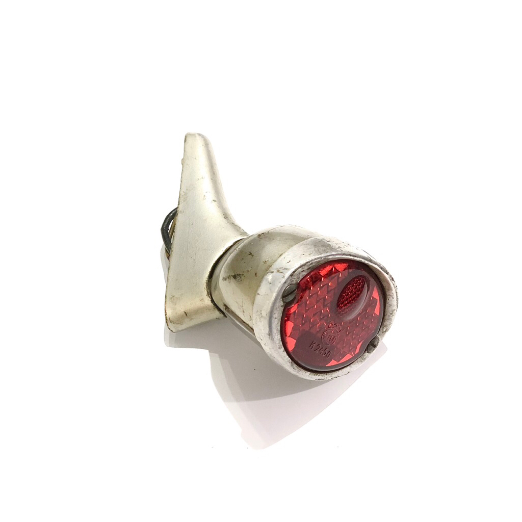 ORIGINAL Stoplamp/Lampu Belakang Swan Neck Hella Leher Panjang untuk Vespa 50-60’s, GSVS, VGLA/B, Ko