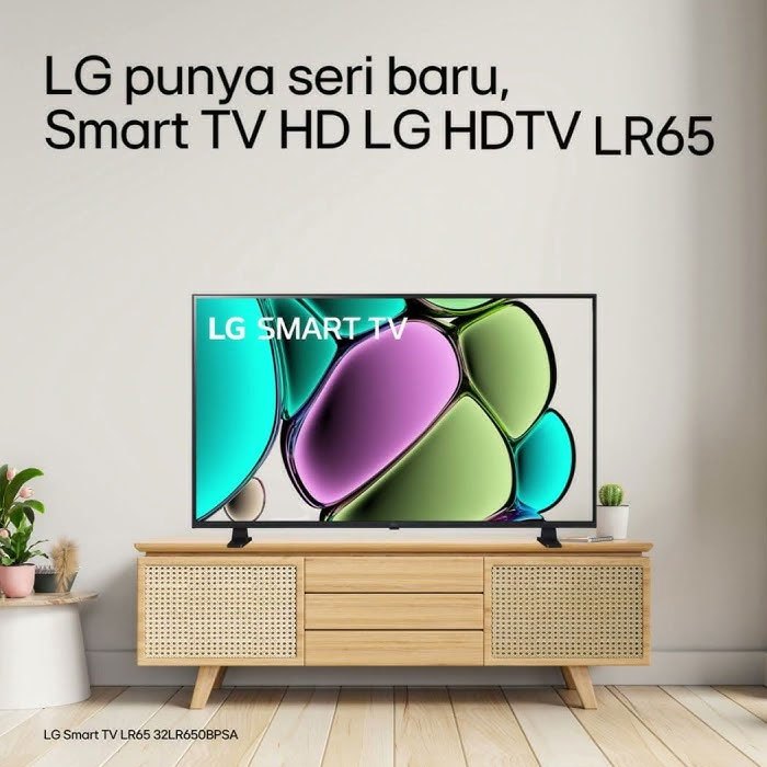 LG 32 Inch Smart TV HD - Layar HD, Prosesor AI, Suara Virtual 5.1