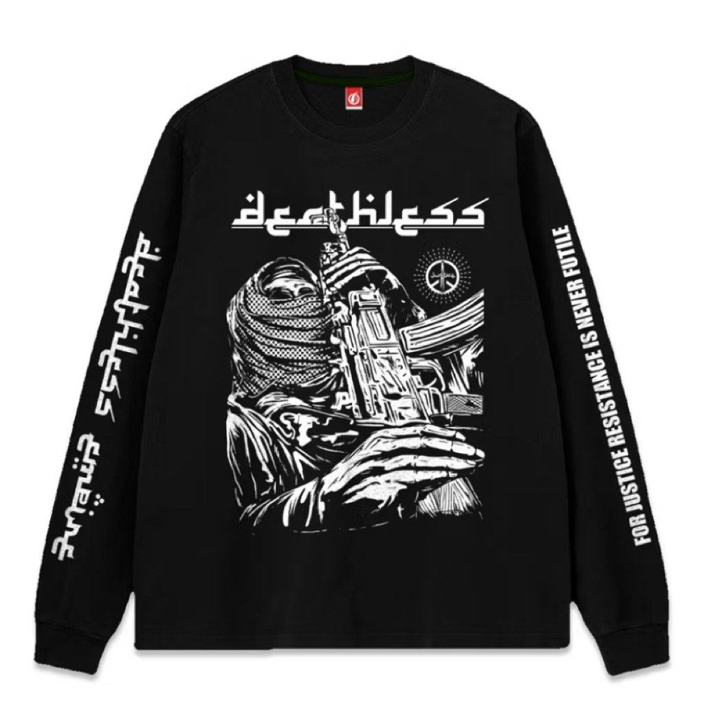 Kaos Lengan Panjang Unisex Gothic/Band, Bahan Adem dan Kualitas Terjamin